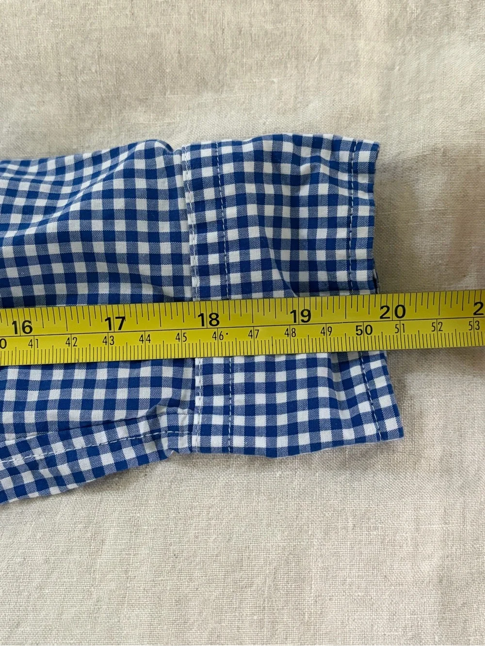 Ralph Lauren Boys M Cotton Poplin Shirt Blue White Gingham Button Down Preppy